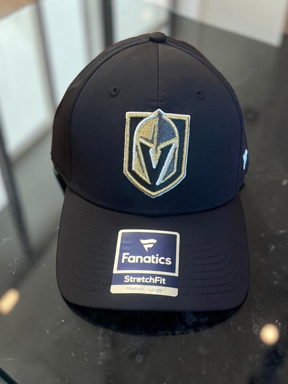 Las Vegas Knights Hat Cap Fanatics NHL Hockey VGK black & gold medium/ large